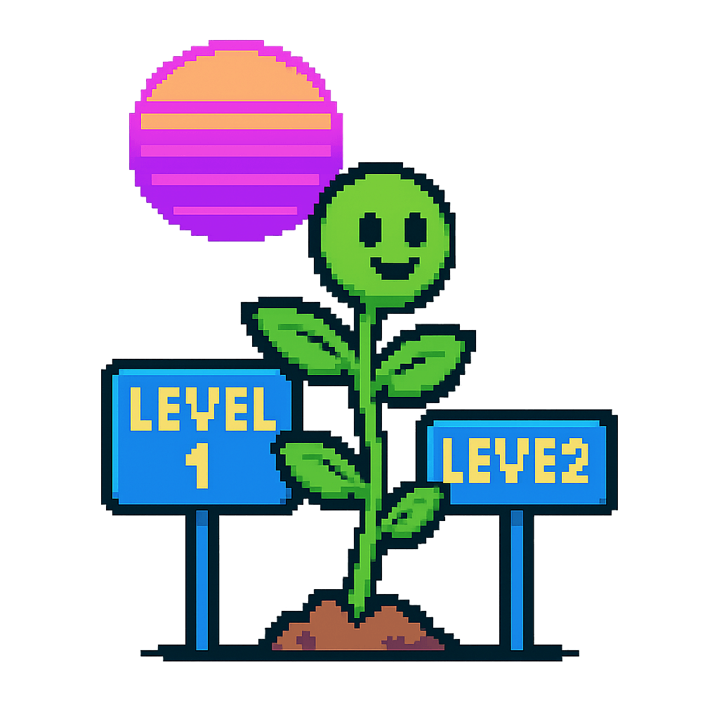 Personal growth, perfectly paced illustration